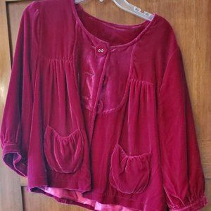 PInk Velvet Jacket